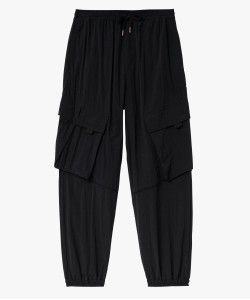 Pantalon large en toile de parachute homme